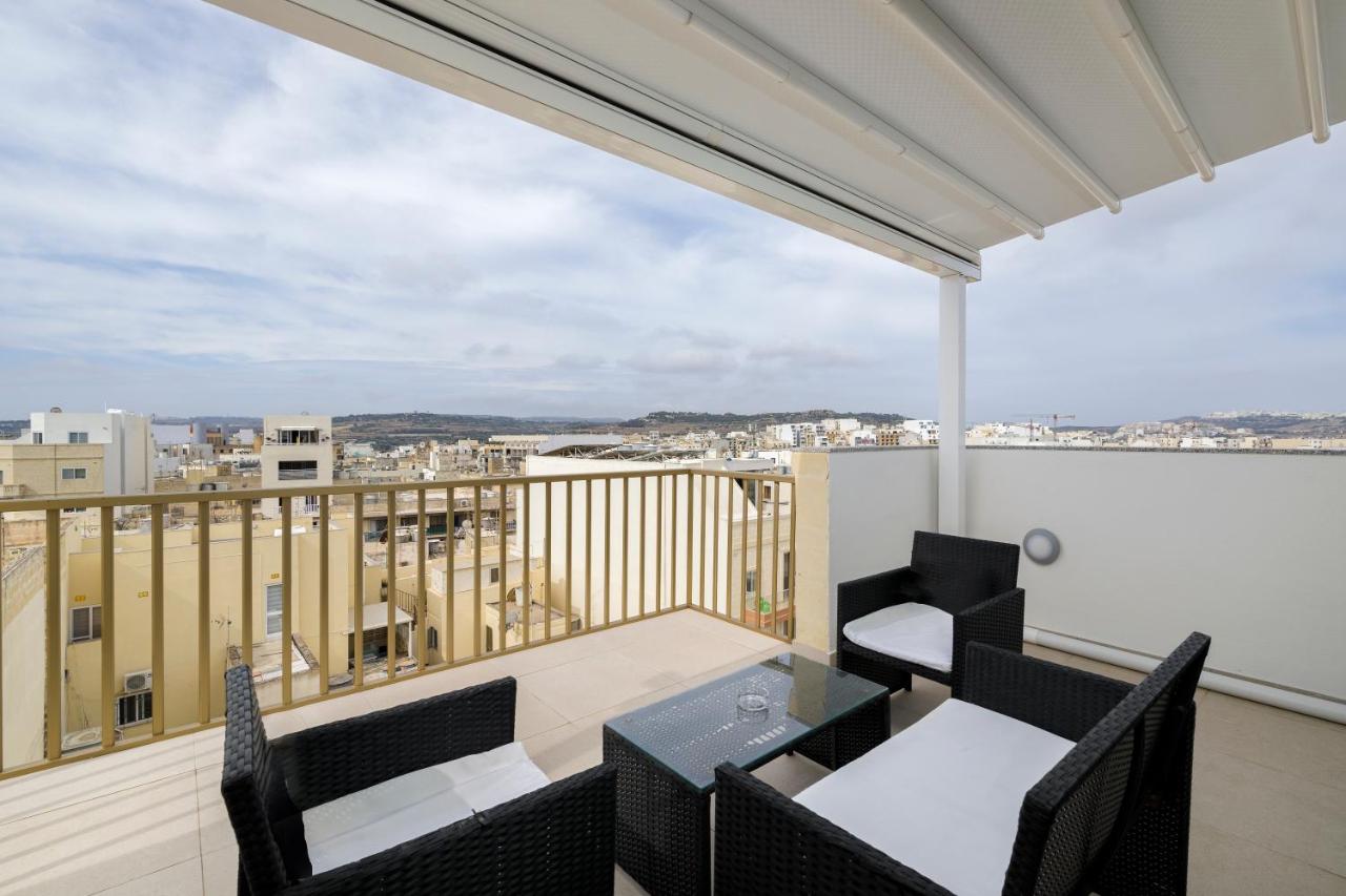 Hilltop Apartments - Stylish Comfort Living Close To The Sea, Bugibba St. Paul's Bay Exteriör bild