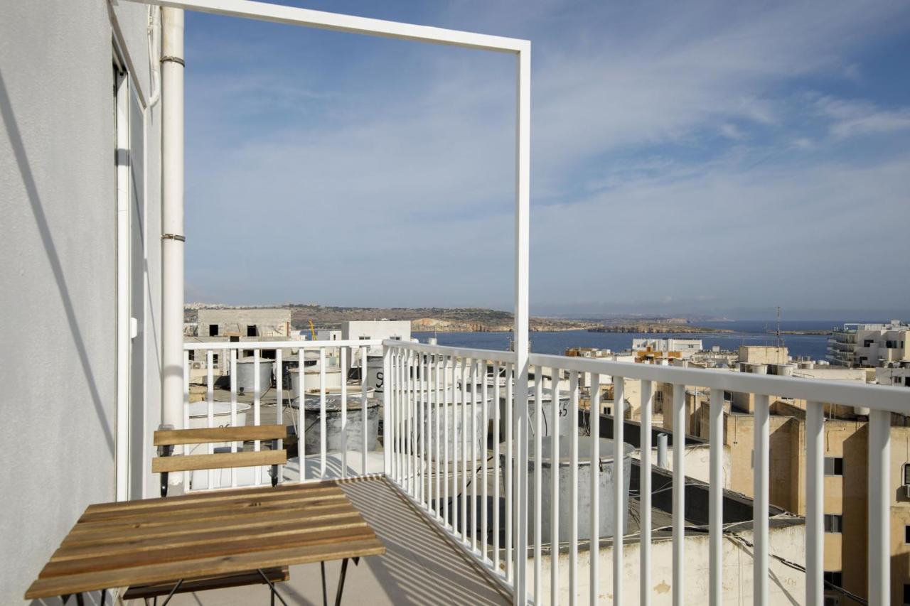 Hilltop Apartments - Stylish Comfort Living Close To The Sea, Bugibba St. Paul's Bay Exteriör bild